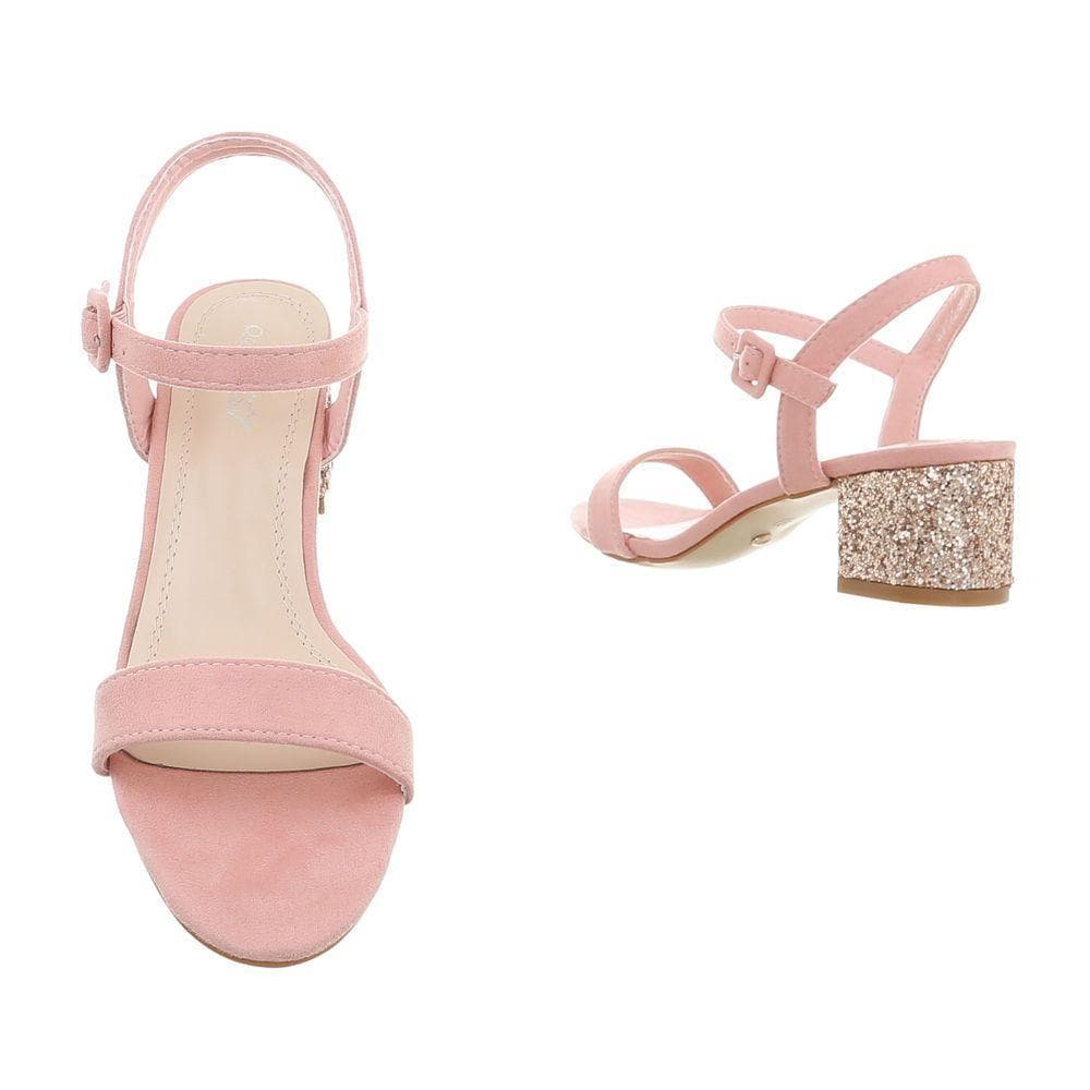 Ella Sandals Pink Glitter - Image 3