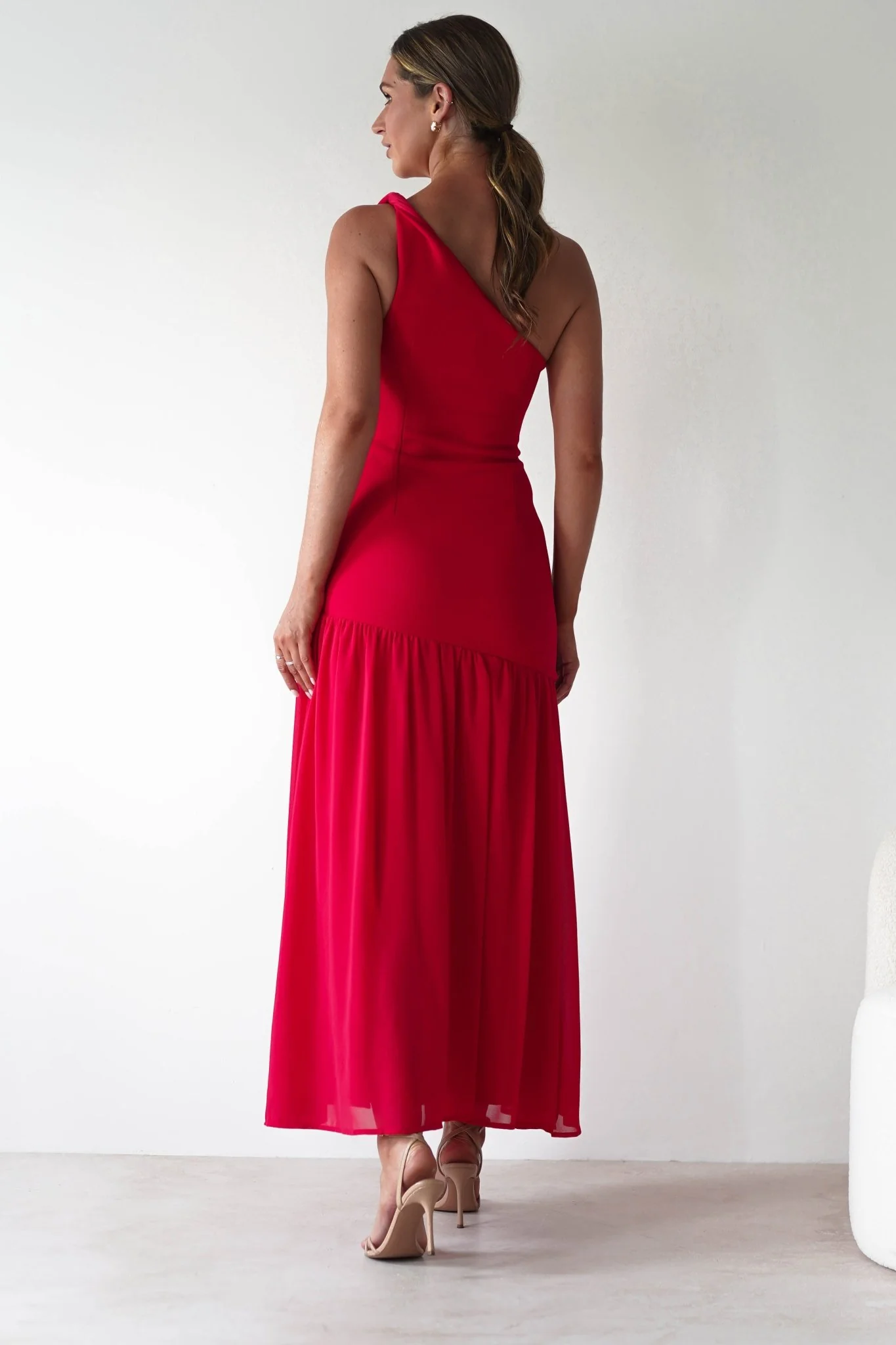 Larson Bodycon Maxi Dress | Red - Image 8