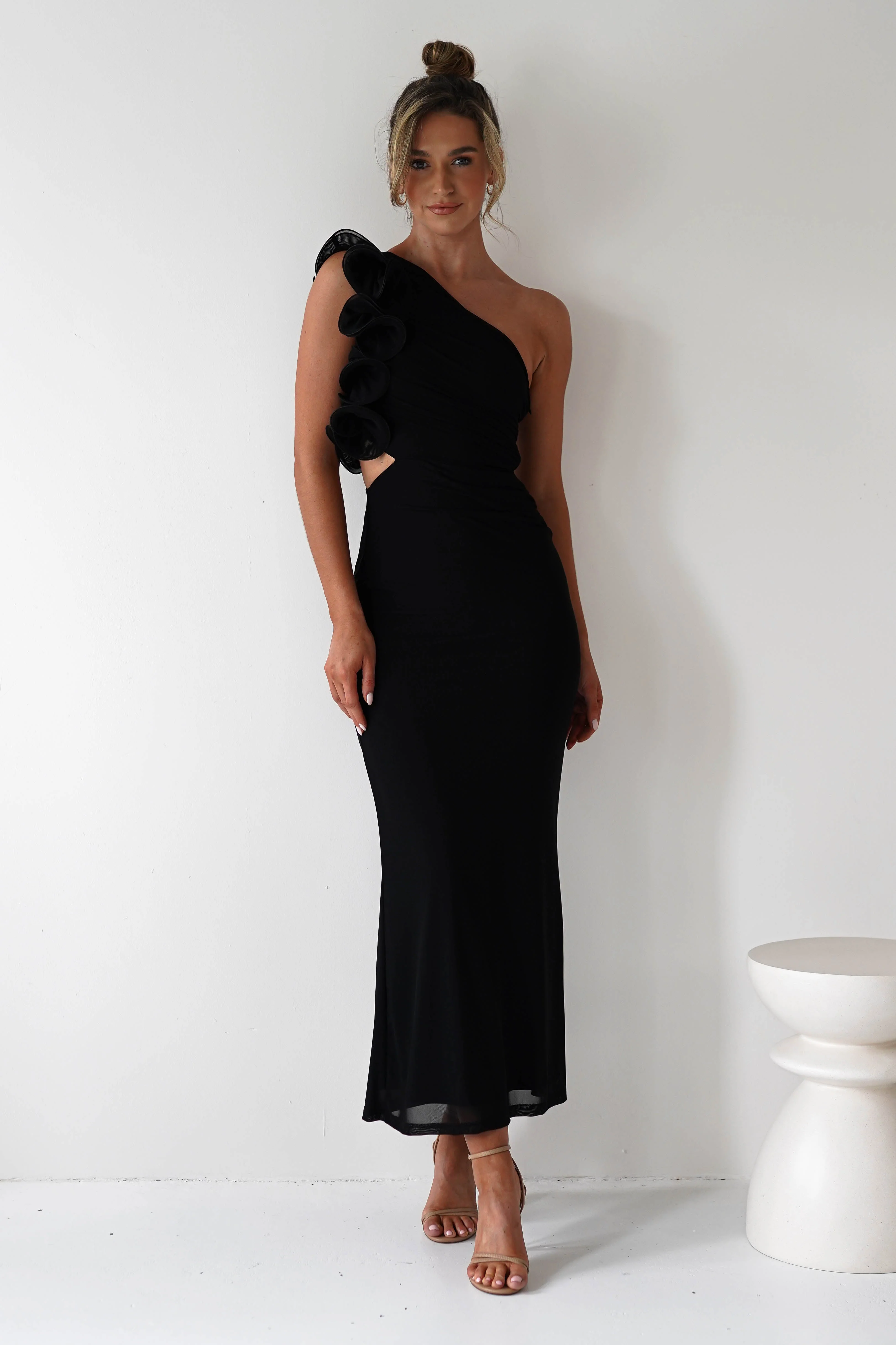 Sydney Bodycon Maxi Dress | Black - Image 7