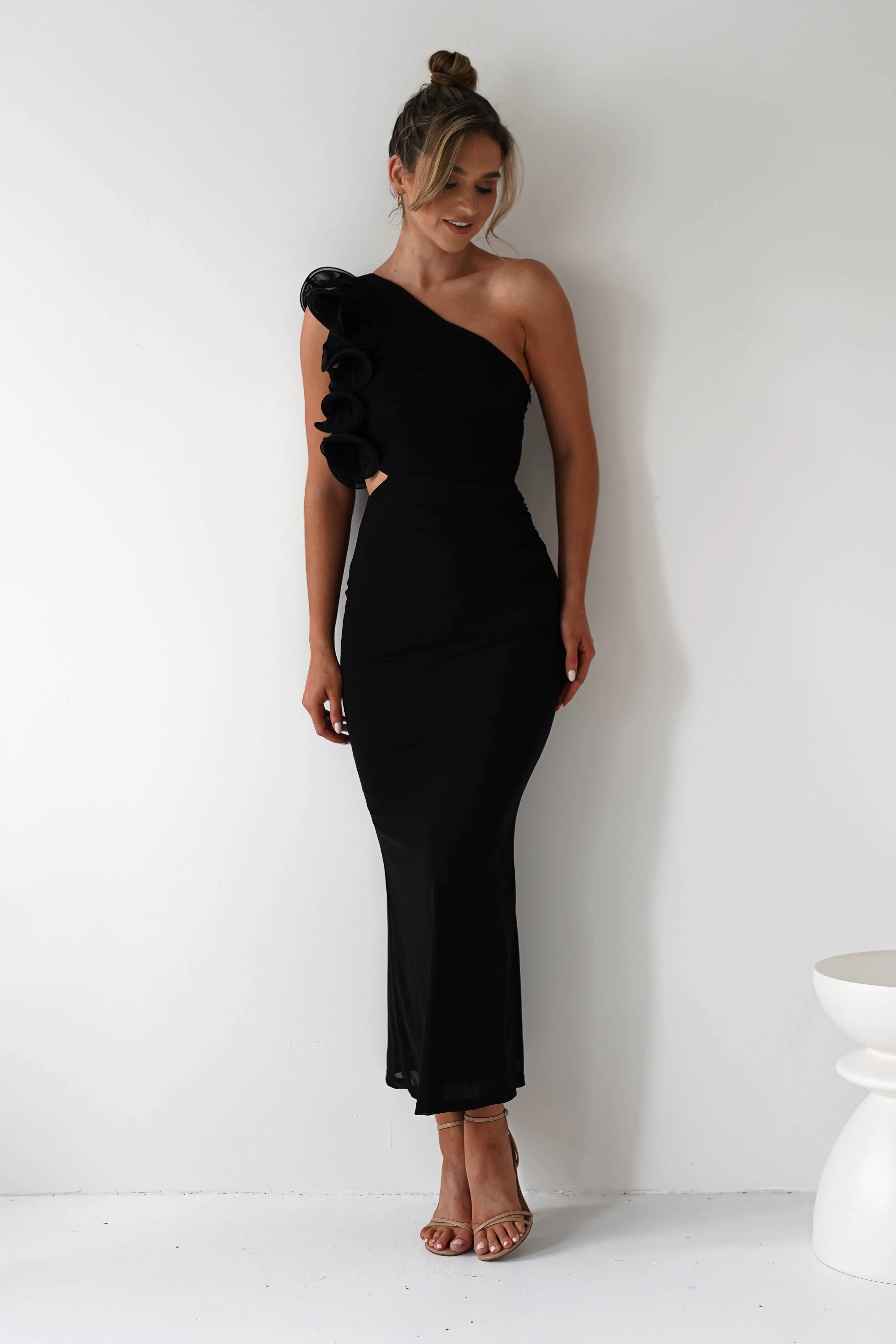Sydney Bodycon Maxi Dress | Black - Image 8